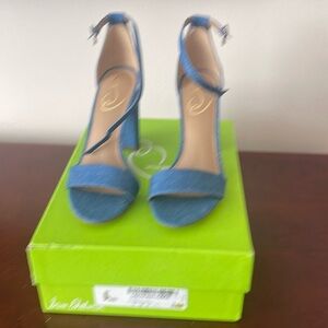 Sam Edelman denim heels